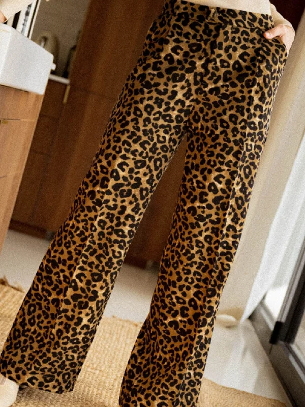 Bold Leopard Print Wide Leg Pants Comfortable Maternity Pants Comfortable Maternity Pants Bold Leopard Print Wide Leg Pants Comfortable Maternity Pants Comfortable Maternity Pants
