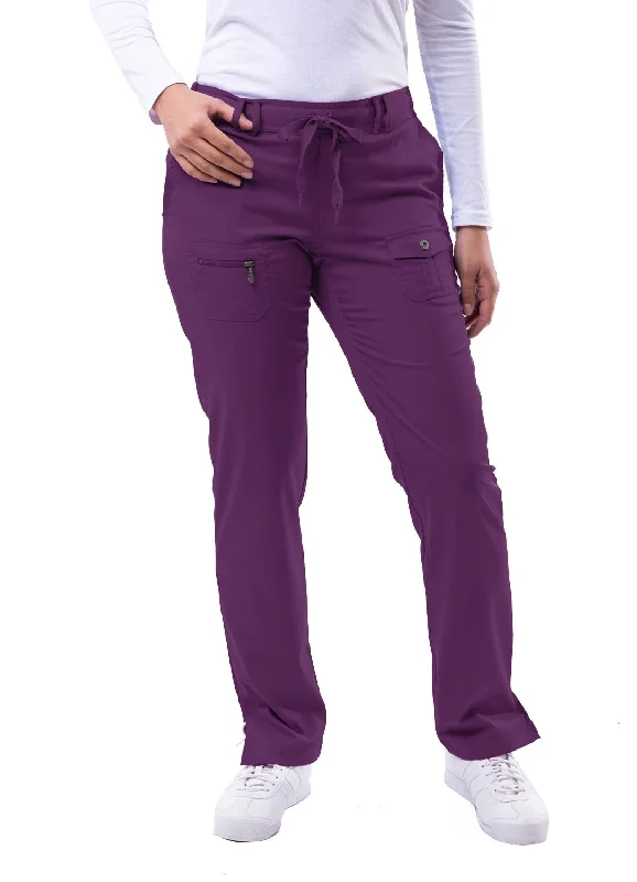 Slim Fit 6 Pocket Scrubs Pant by Adar (Regular) XXS-3XL / Eggplant (Clearance) Trendy Printed Leggings Trendy Printed Leggings Slim Fit 6 Pocket Scrubs Pant by Adar (Regular) XXS-3XL / Eggplant (Clearance) Trendy Printed Leggings Trendy Printed Leggings