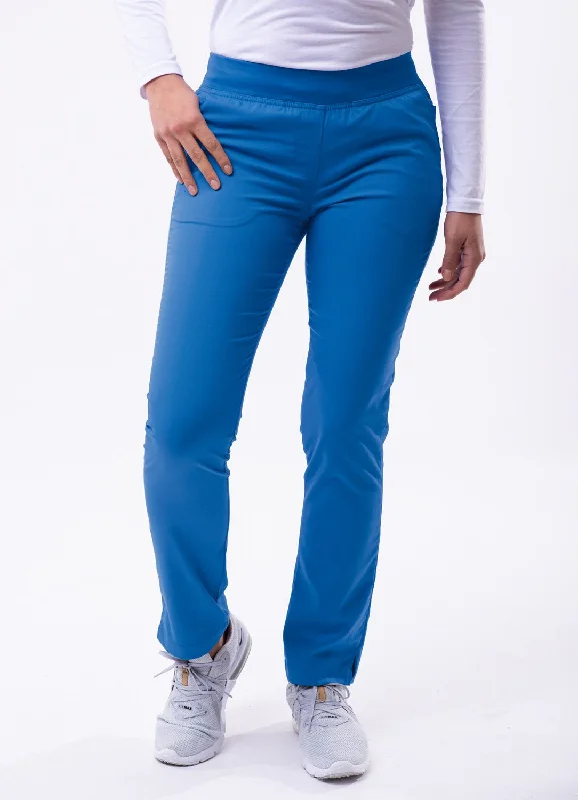 Skinny Leg Yoga Scrubs Pants by Adar (Regular) XXS-3XL/ Royal Blue (Clearance) Trendy Work Pants Trendy Work Pants Skinny Leg Yoga Scrubs Pants by Adar (Regular) XXS-3XL/ Royal Blue (Clearance) Trendy Work Pants Trendy Work Pants