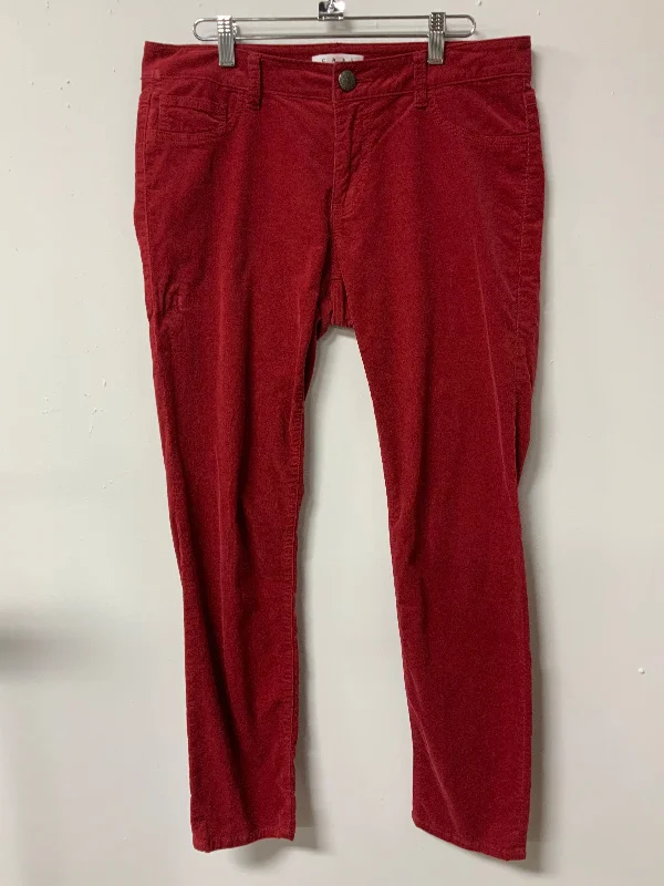 CAbi (8) red corduroy pant Chic Slim Fit Pants Chic Slim Fit Pants
