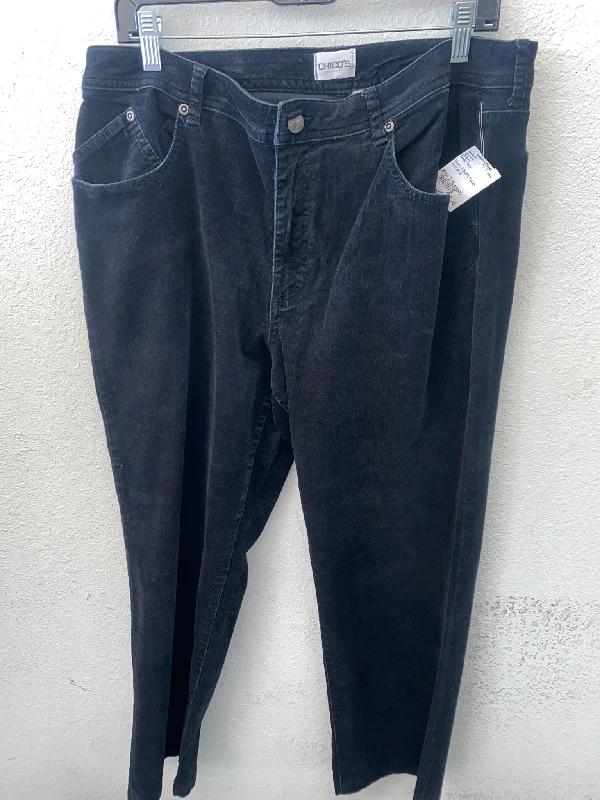 Black Chico's Pants Women's Formal Linen Trousers Formal Linen Trousers