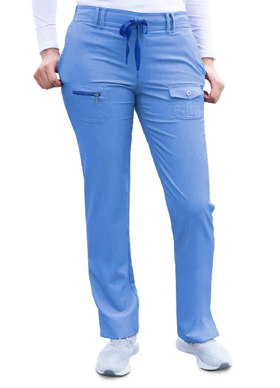 Pro Heather Slim Fit 6 Pocket Scrubs Pant by Adar XXS-3XL (Regular) / Heather French Blue (Clearance) Classic Bootcut Trousers Classic Bootcut Trousers Pro Heather Slim Fit 6 Pocket Scrubs Pant by Adar XXS-3XL (Regular) / Heather French Blue (Clearance) Classic Bootcut Trousers Classic Bootcut Trousers