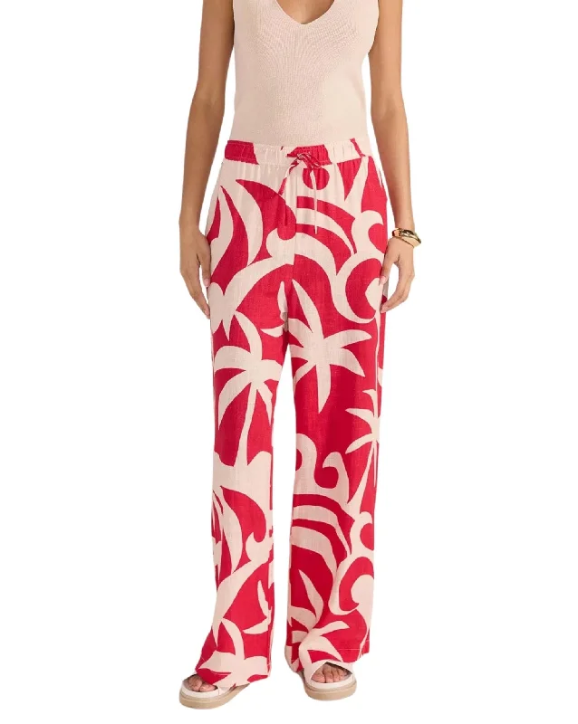 Womens Rhodes Relaxed Pants Trendy High-Waist Trousers Trendy High-Waist Trousers