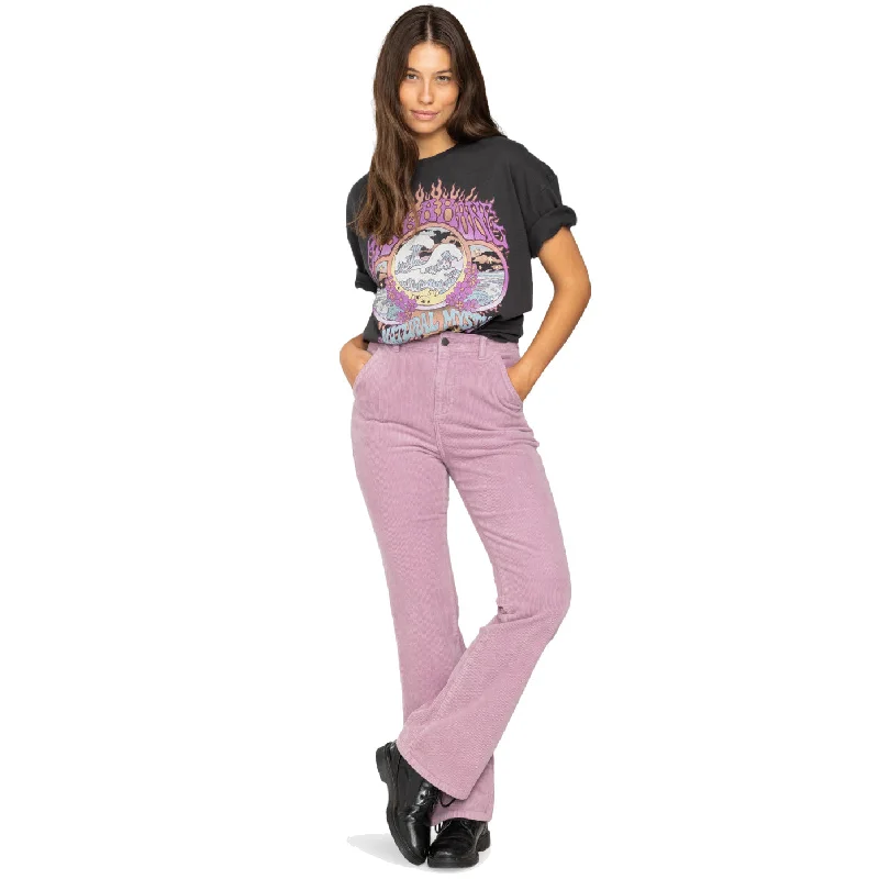 Billabong Wave Wide Leg Corduroy Pants Elegant Wool Trousers Elegant Wool Trousers