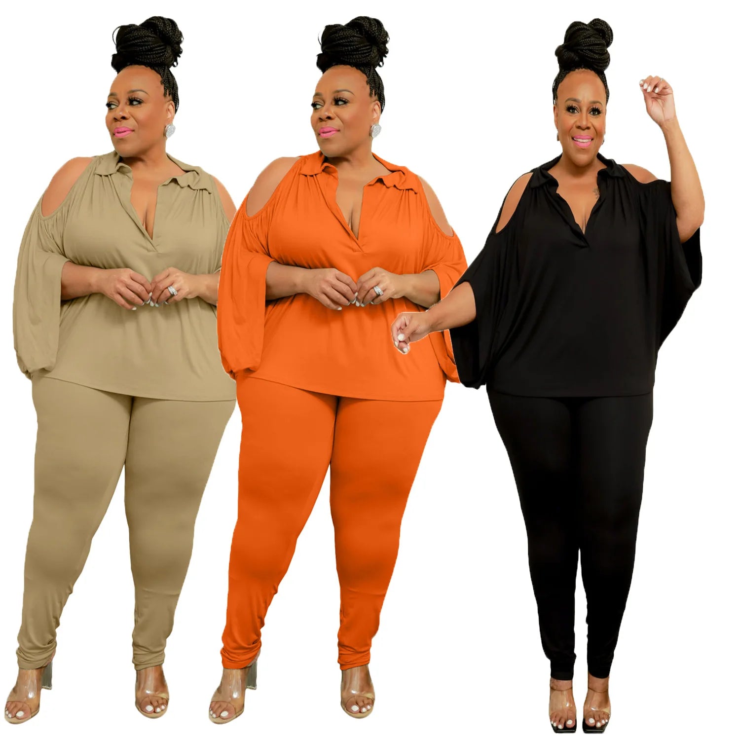 Plus Size Womens Sets Loose 2 Piece Pants Set for Women Clothing Hollow out Solid Two Piece Plus Size Set XL-5XL Comfortable Denim Pants Comfortable Denim Pants Plus Size Womens Sets Loose 2 Piece Pants Set for Women Clothing Hollow out Solid Two Piece Plus Size Set XL-5XL Comfortable Denim Pants Comfortable Denim Pants