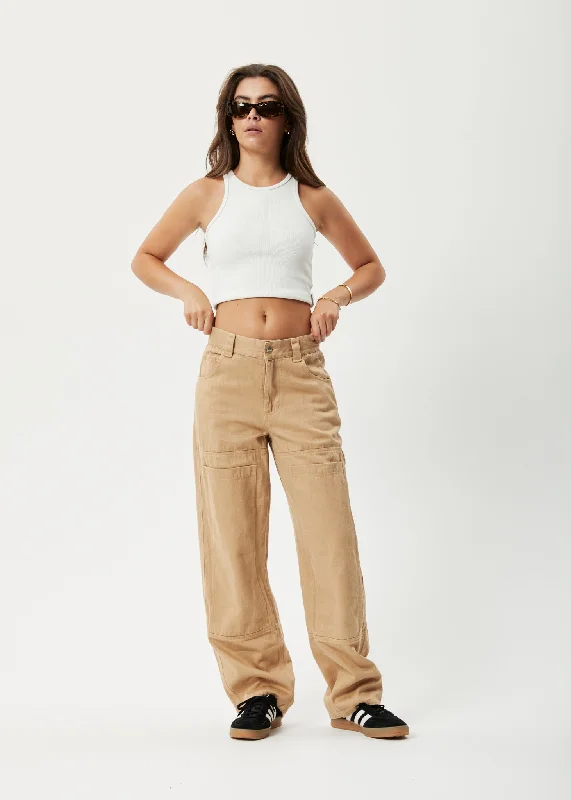 AFENDS Womens Sleepy Hollow Moss - Twill Carpenter Pants - Tan Comfortable Fleece Pants Comfortable Fleece Pants AFENDS Womens Sleepy Hollow Moss - Twill Carpenter Pants - Tan Comfortable Fleece Pants Comfortable Fleece Pants