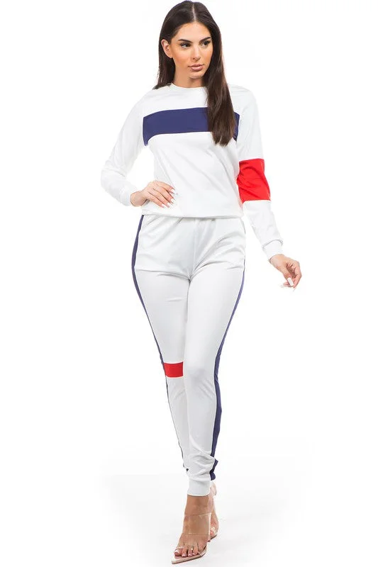 SEXY 2PCS PANT SET Stylish Elastic Waist Pants Stylish Elastic Waist Pants