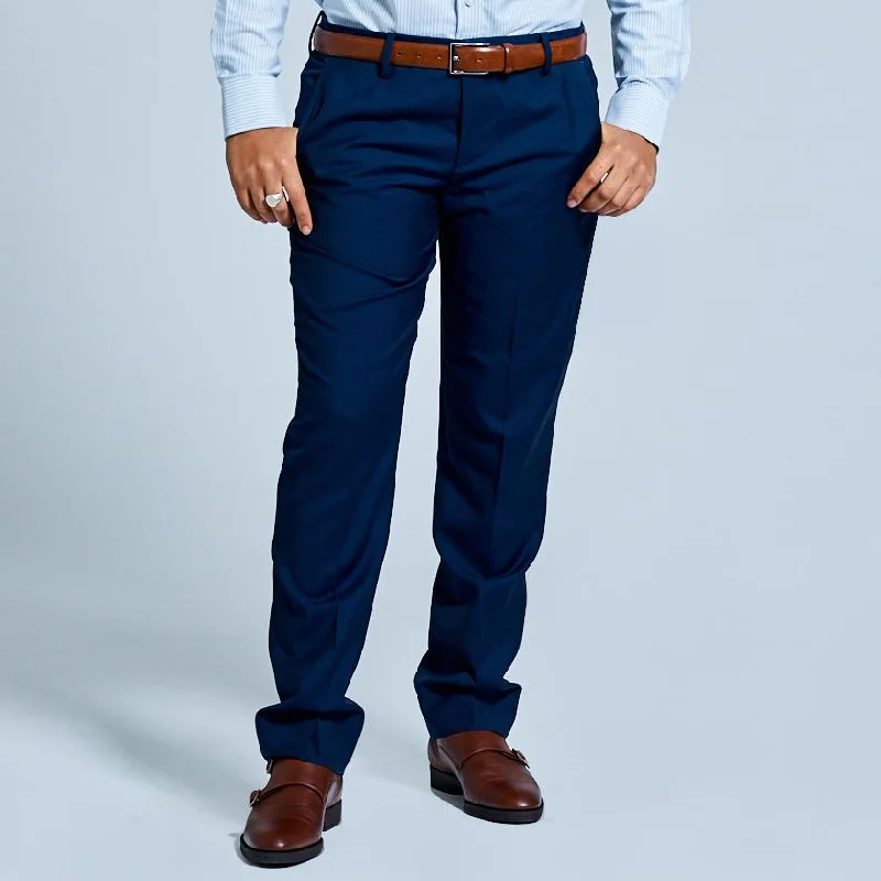 The Georgie Navy Dress Pants Classic Pleated Pants Classic Pleated Pants