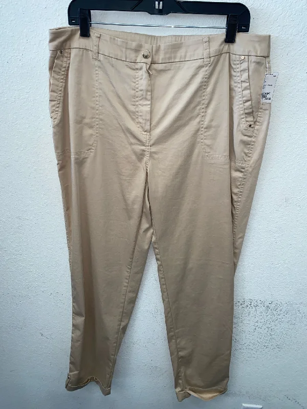 Khaki Chico's Pants Women's Elegant Wool Trousers Elegant Wool Trousers