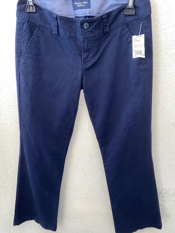 Navy American Eagle Pants Women's Formal Slim Pants Formal Slim Pants