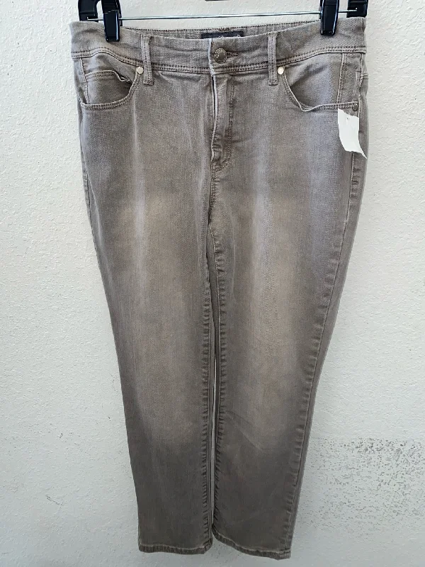 Gray So Slimming by Chico's Pants Women's Formal Stretch Pants Formal Stretch Pants