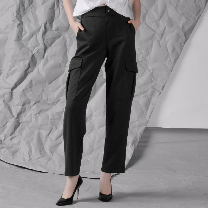 Tim Cargo Pants High-Waist Trousers High-Waist Trousers