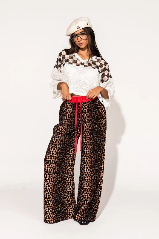Feline Fierce Wide Leg Leopard Pants Comfortable Denim Pants Comfortable Denim Pants Feline Fierce Wide Leg Leopard Pants Comfortable Denim Pants Comfortable Denim Pants