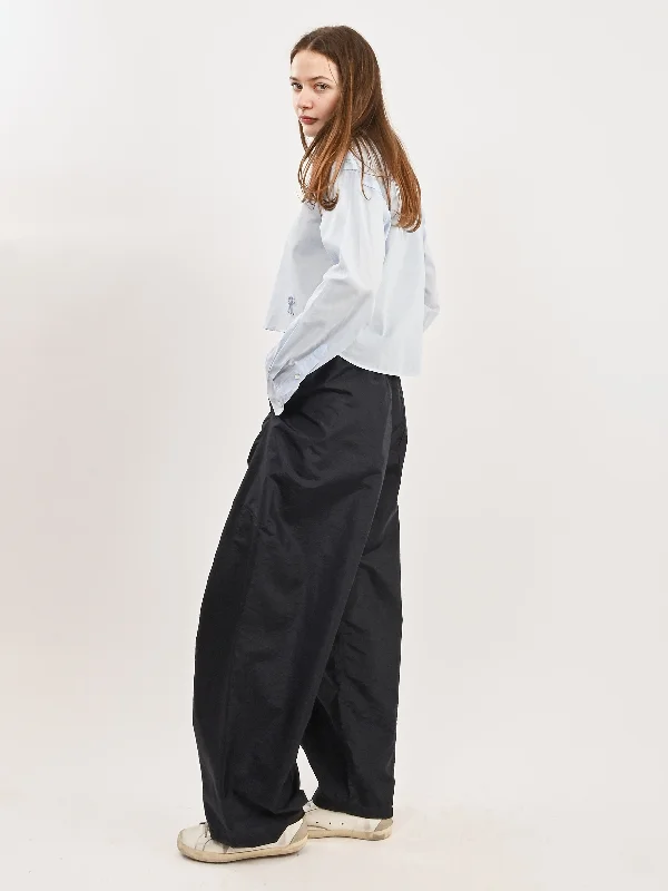 Navy Crispy Nylon Winslow Pant Relaxed Casual Leggings Relaxed Casual Leggings