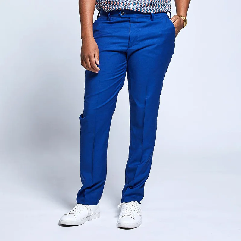 The Georgie Royal Blue Dress Pants Trendy Velvet Pants Trendy Velvet Pants