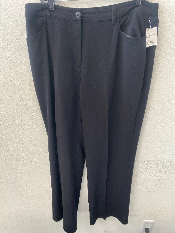 Black Chico's Pants Women's Modern Stretch Trousers Modern Stretch Trousers