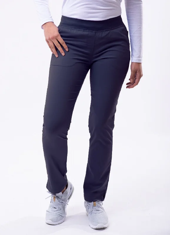 Skinny Leg Yoga Scrubs Pants by Adar (Regular) XXS-3XL/ Navy (Clearance) High-Waist Jeans High-Waist Jeans Skinny Leg Yoga Scrubs Pants by Adar (Regular) XXS-3XL/ Navy (Clearance) High-Waist Jeans High-Waist Jeans