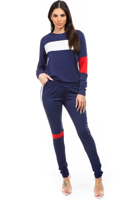 TOP TWO PIECE PANT SET High-Waist Yoga Pants High-Waist Yoga Pants