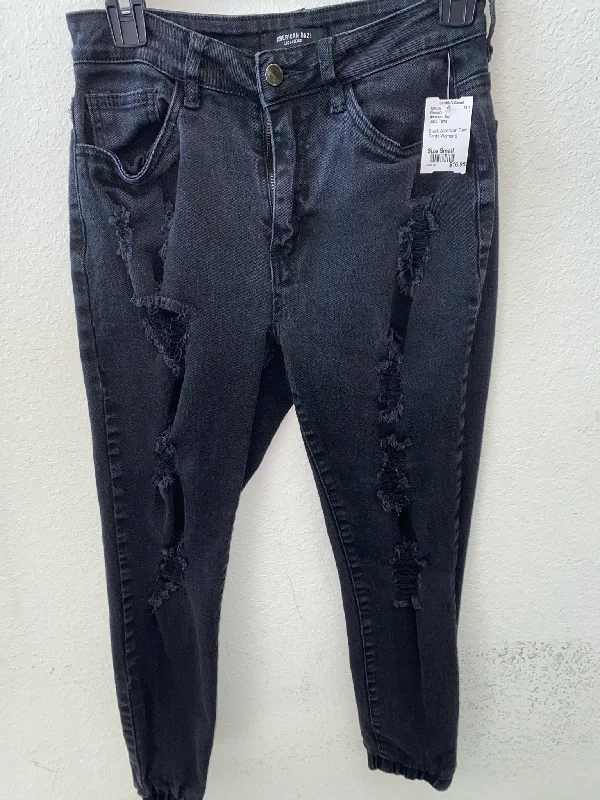 Black American Bazi Pants Women's Relaxed Casual Leggings Relaxed Casual Leggings
