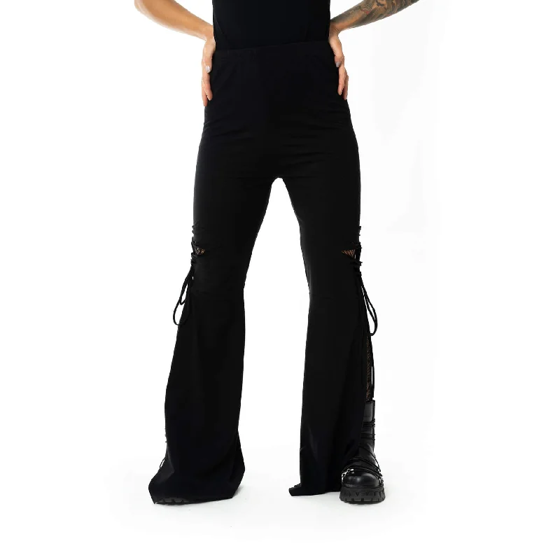 BIRDIE LONG LEG PANT - BLACK Trendy Palazzo Pants Trendy Palazzo Pants