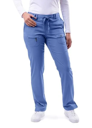 Pro Slim Fit 6 Pocket Scrubs Pant by Adar (Regular) XXS-3XL / Ceil Blue (Clearance) Comfy Cargo Trousers Comfy Cargo Trousers Pro Slim Fit 6 Pocket Scrubs Pant by Adar (Regular) XXS-3XL / Ceil Blue (Clearance) Comfy Cargo Trousers Comfy Cargo Trousers