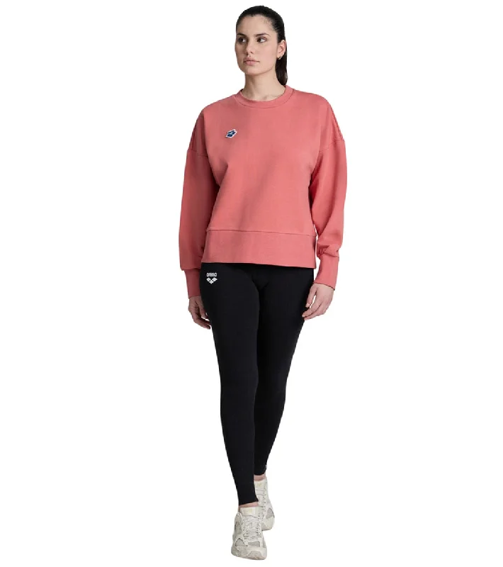 Arena Women's Oversize Crewneck Sweatshirt Astro Red