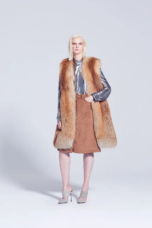 Carrie Fox Fur Vest