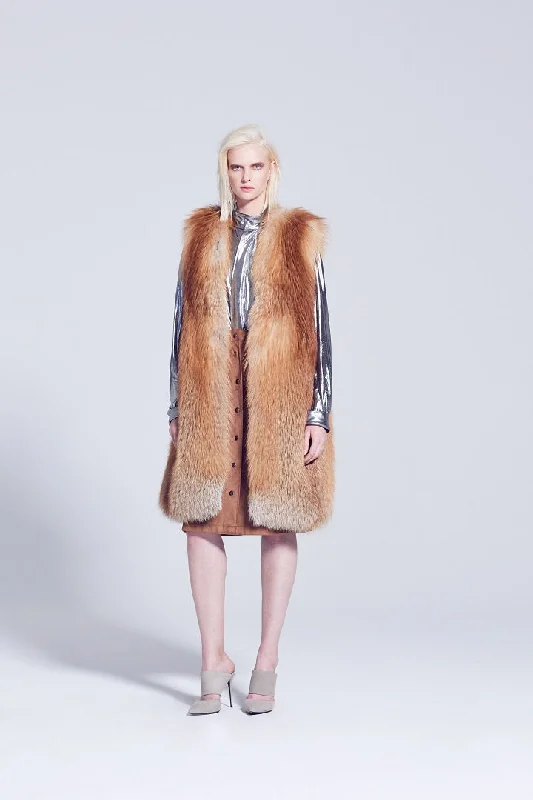 Carrie Fox Fur Vest