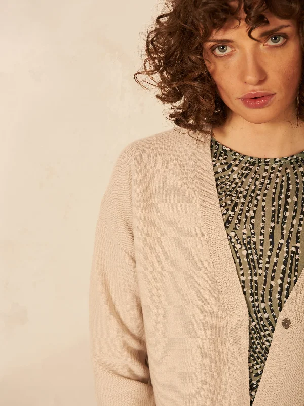 Nile One Button Cardigan