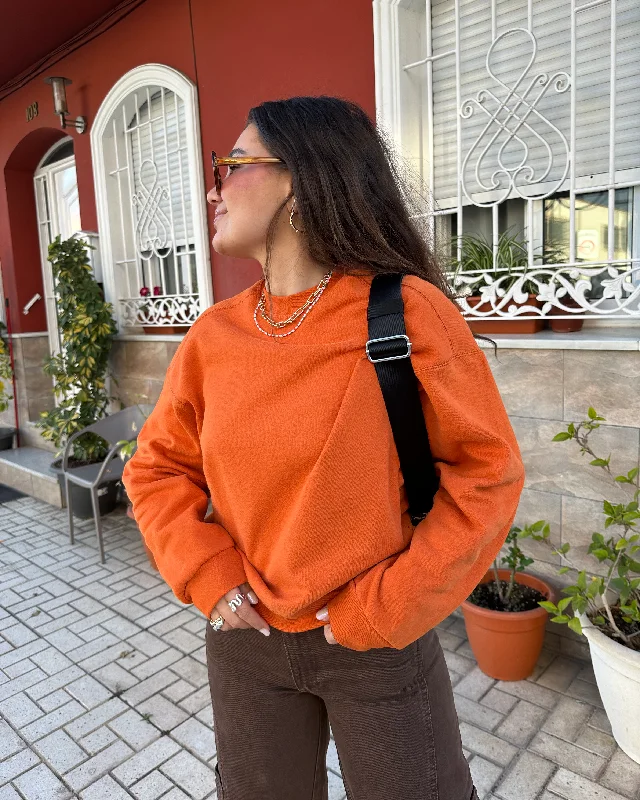 Otto Sweatshirt Burnt Orange