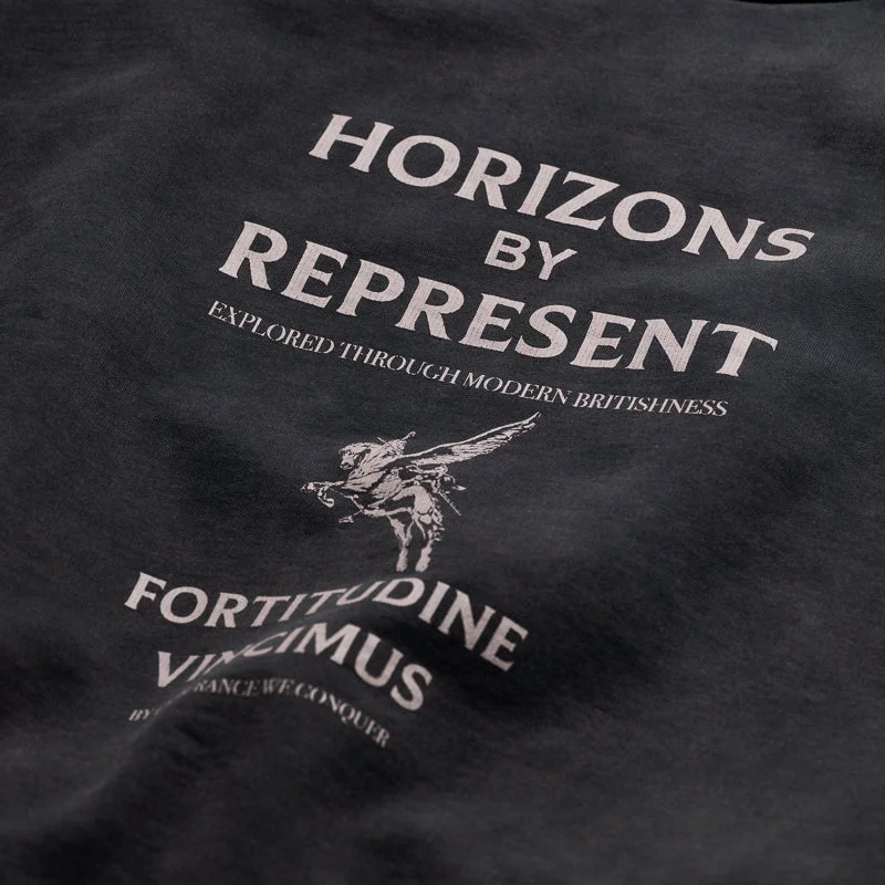 Represent Horizons Sweater - Aged Black