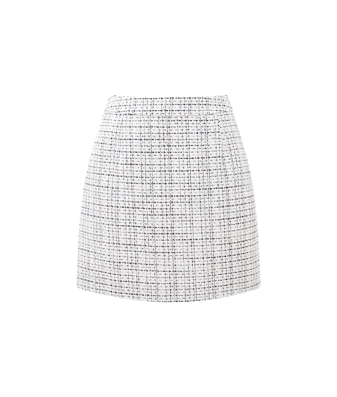 Effie Boucle Mini Skirt - Classic Cream-Blacko