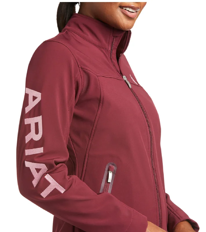 Ariat Women's New Team Softshell Jacket - Windsor Wine