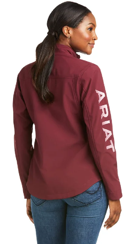 Ariat Women's New Team Softshell Jacket - Windsor Wine