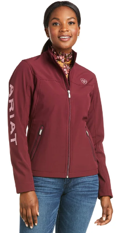 Ariat Women's New Team Softshell Jacket - Windsor Wine