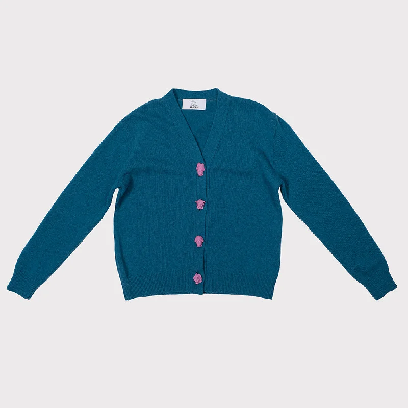 Carrington Cardigan | Sea Green | Greek Mythology