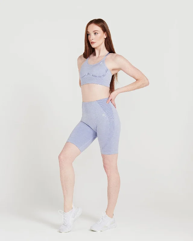 Classic Seamless Cycling Shorts | Ice Grey Marl