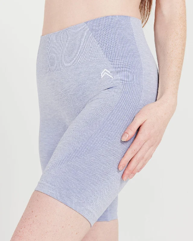 Classic Seamless Cycling Shorts | Ice Grey Marl