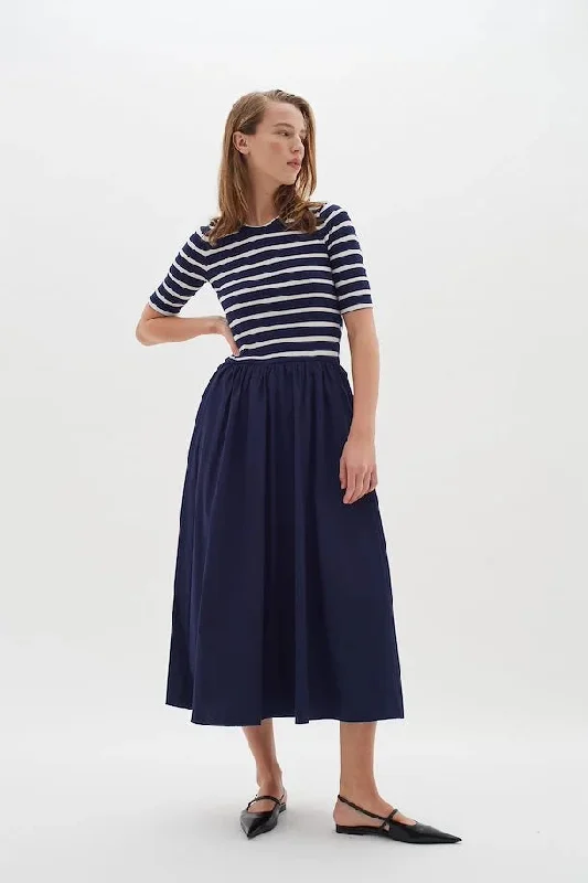 INWEAR Dagnama Dress Midnight Stripe