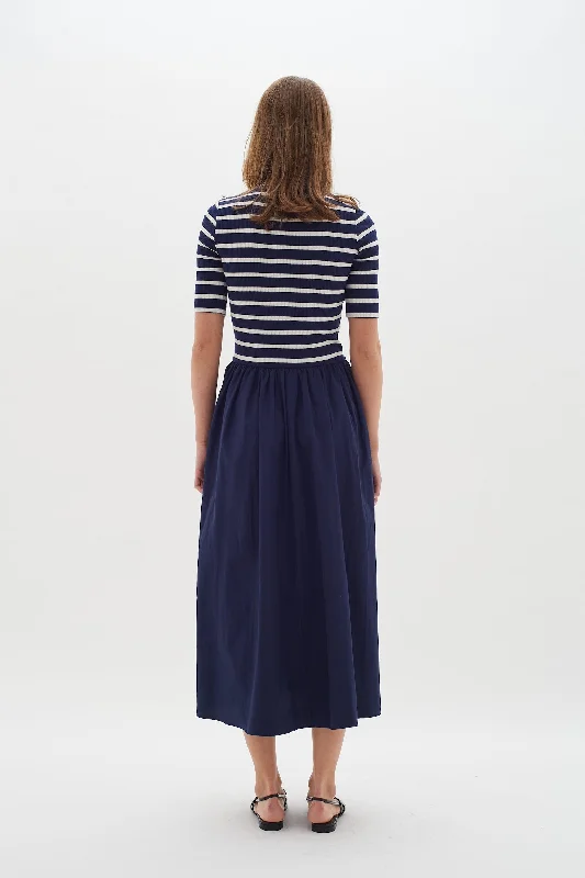 INWEAR Dagnama Dress Midnight Stripe