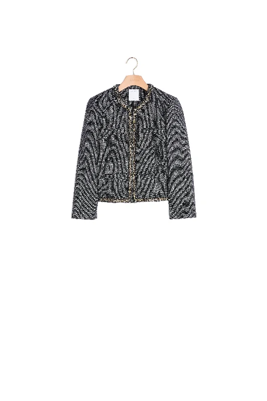 Veste courte en tweed