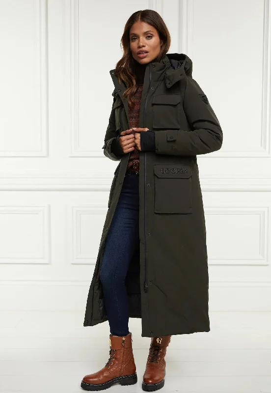 Expedition Longline Coat - Dark Olive