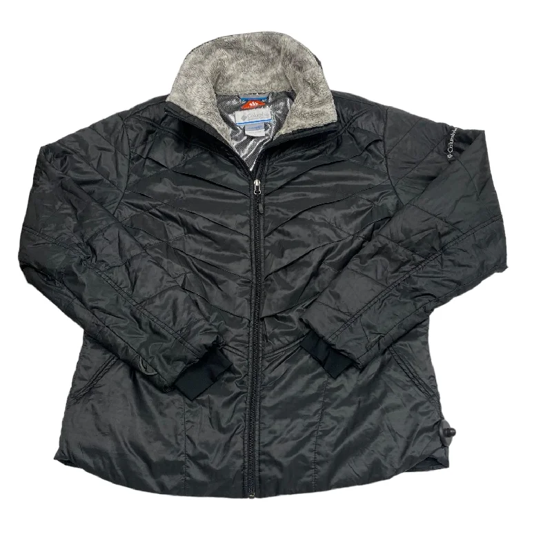 Jacket Puffer & Quilted By Columbia In Black, Size: 1x