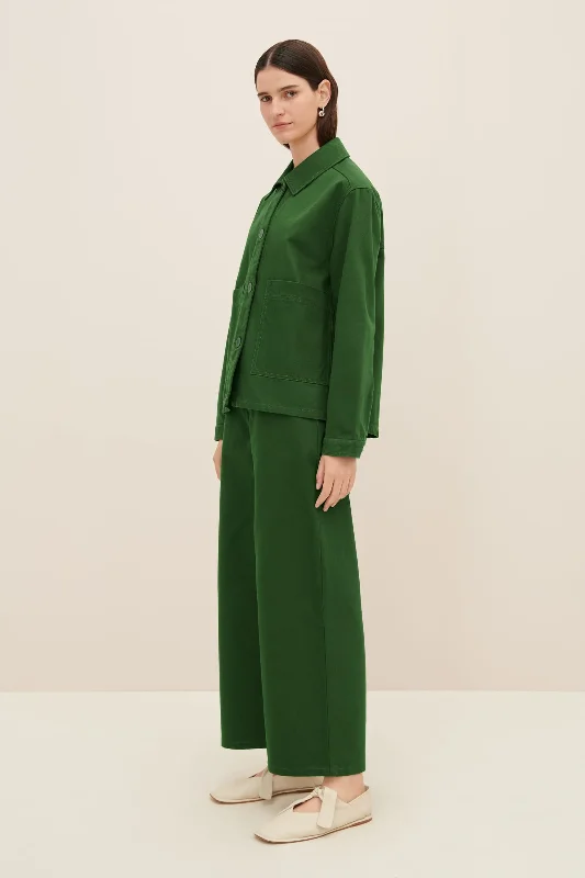 Kowtow Felix Jacket - Green Denim