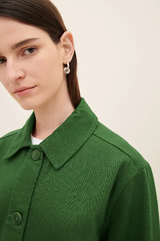 Kowtow Felix Jacket - Green Denim