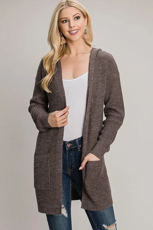 Nothing Like The Past Hooded Cardigan