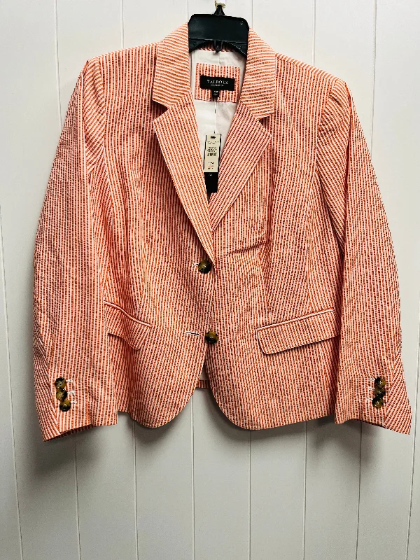 Orange Blazer Talbots, Size 16