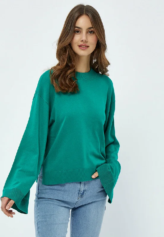 Palma Knit Pullover - Ivy green