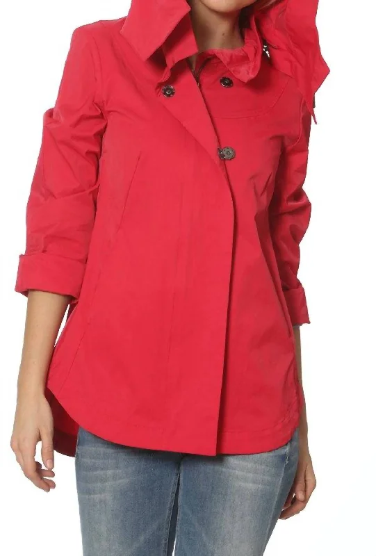 Savina Jacket In Scarlet