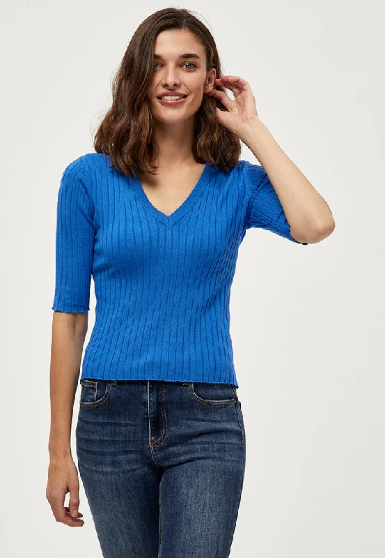 PCTana Rib Pullover - NEBULAS BLUE